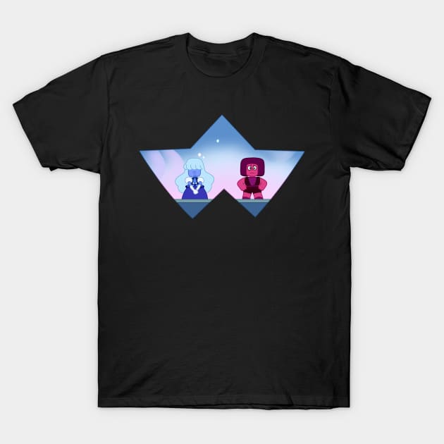 Ruby and Sapphire T-Shirt by maxtrology